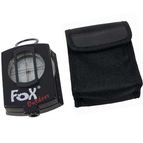 Fox Outdoor, Kompass "Precision", mit Gürteltasche